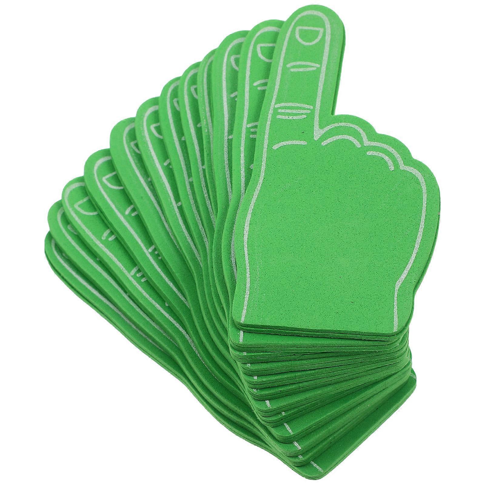 12pcs Foam Fingers Party Cheerleading Prop for Sports Team Cheering Noise Makers