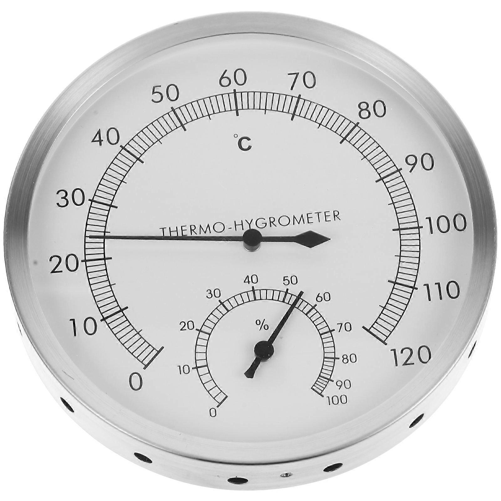 Sauna Room Hygrothermograph Indicator Sauna Supply Sauna Room Temperature Meter Lightweight 1Pack