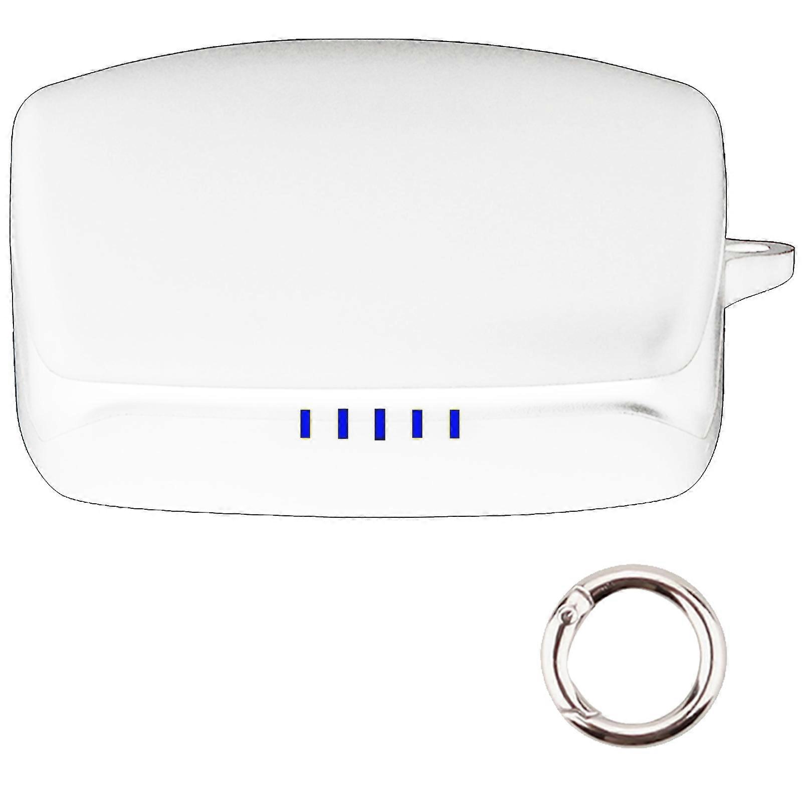 Shockproof Housing Skin-friendly Guarding Washable Shell Nonslip for Technica ATH-TWX9MK2 Keep Safe From Accidental Drop White