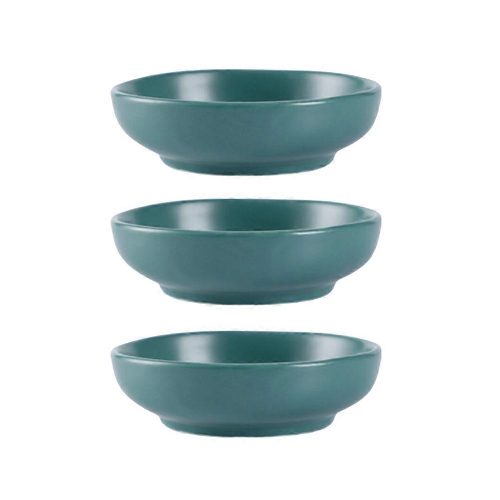 Condiment Serving Tray Simple Design For General Users 9.2 X 8.8 X 2.8cm Snack Serving 3Pcs
