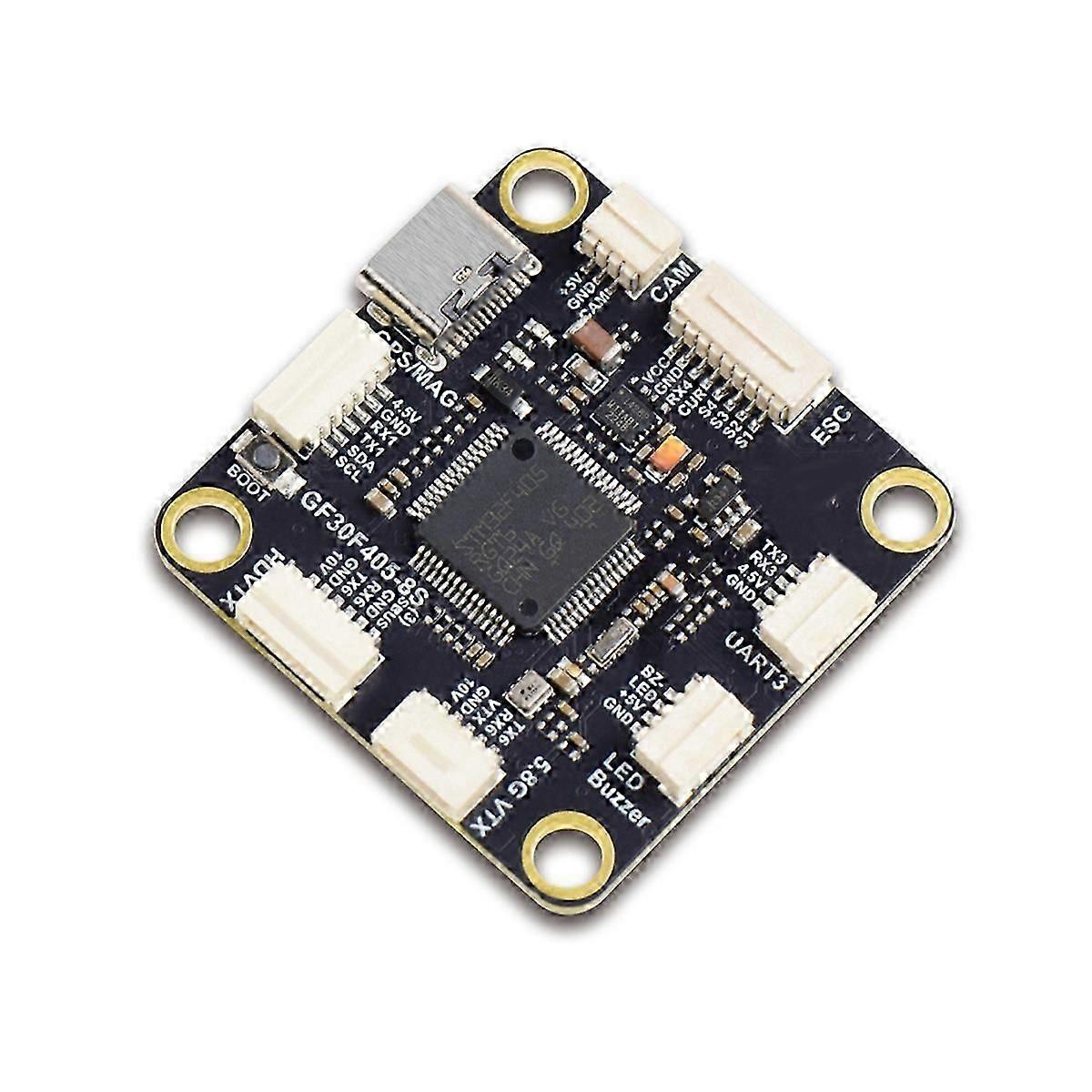 GF30F405 Flight Controller mit ICM42688P 3-8S Lipo-Eingangssignal Dshot 30,5 mm x 4 mm für FPV mit großer Reichweite