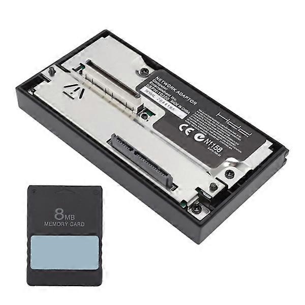 محول الأقراص الصلبة لعبة واجهة SATA محول شبكة الأقراص الصلبة مع بطاقة ذاكرة FMCB V1.953 سعة 8 ميجابايت لبلاي ستيشن 2