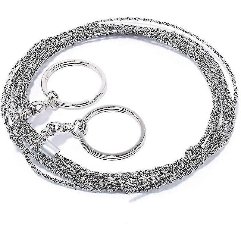 ​2 Meter Super Fine Wire Saw For Woodworking Cutting Tool Portable Hand Saw Rope Saw For Camping Survival​
