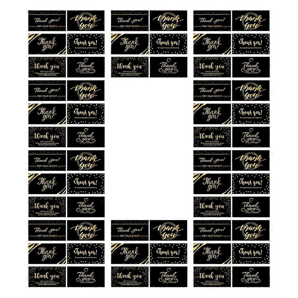 Thank You Cards Employee Appreciation Business Use Rectangular Good For Showing Gratitude 60Pcs