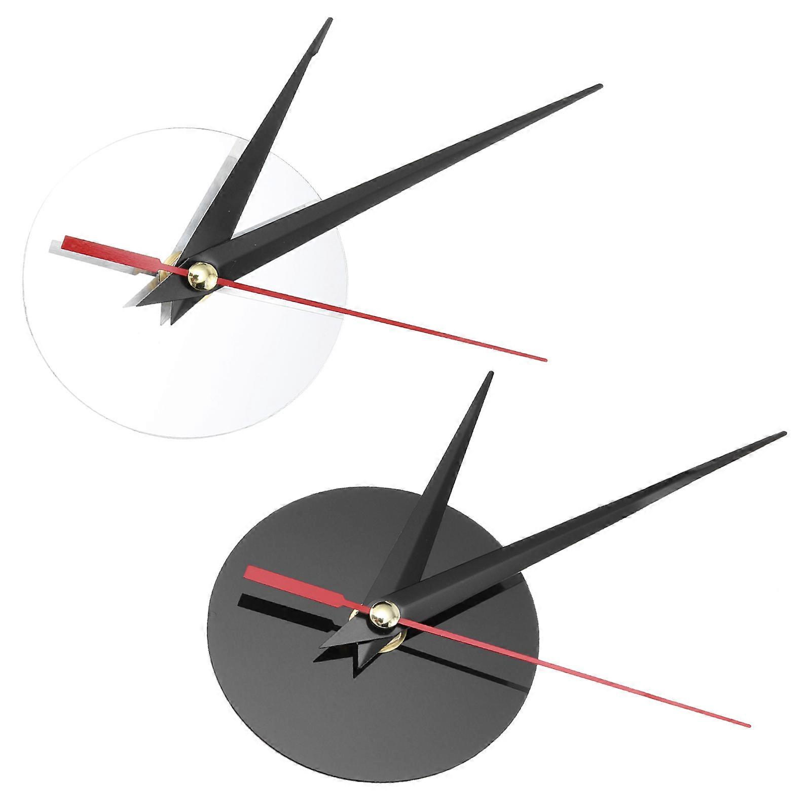 Durable Clock Parts Replacement Featuring Simple Design For Office And Classroom Environments In White 2 Sets