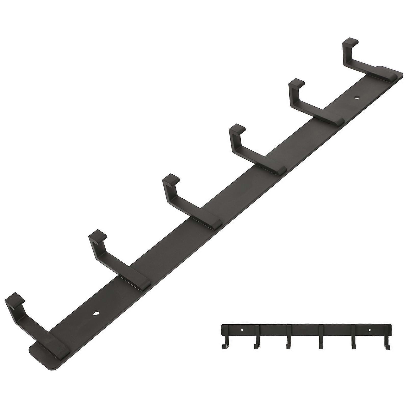 Aluminum WallMounted Storage Hook Rack for Indoor Use, MultiPurpose Organizer for Home