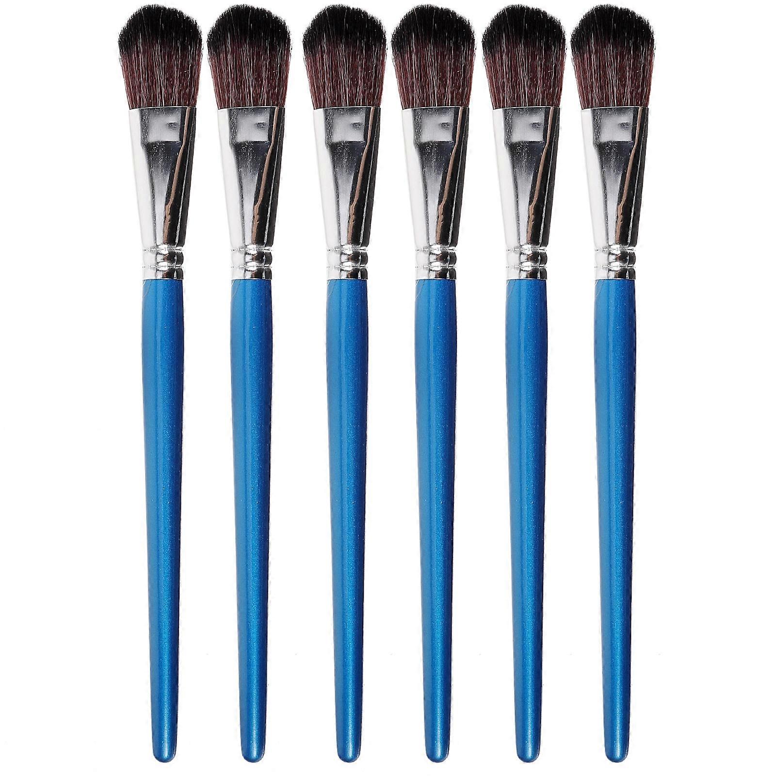 Artist Nylon Paint Brush Set Detail Drawing Educational Use Children Students Beginners 6Pcs