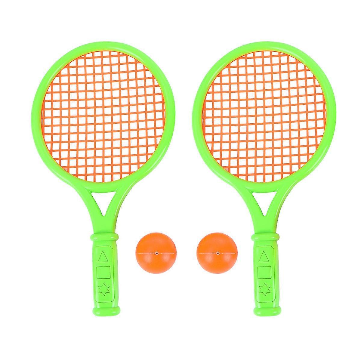 Child Play Racket Lightweight Durable Badminton Racket for Kids Parent-Child Game Amusement Activities 1 Pair