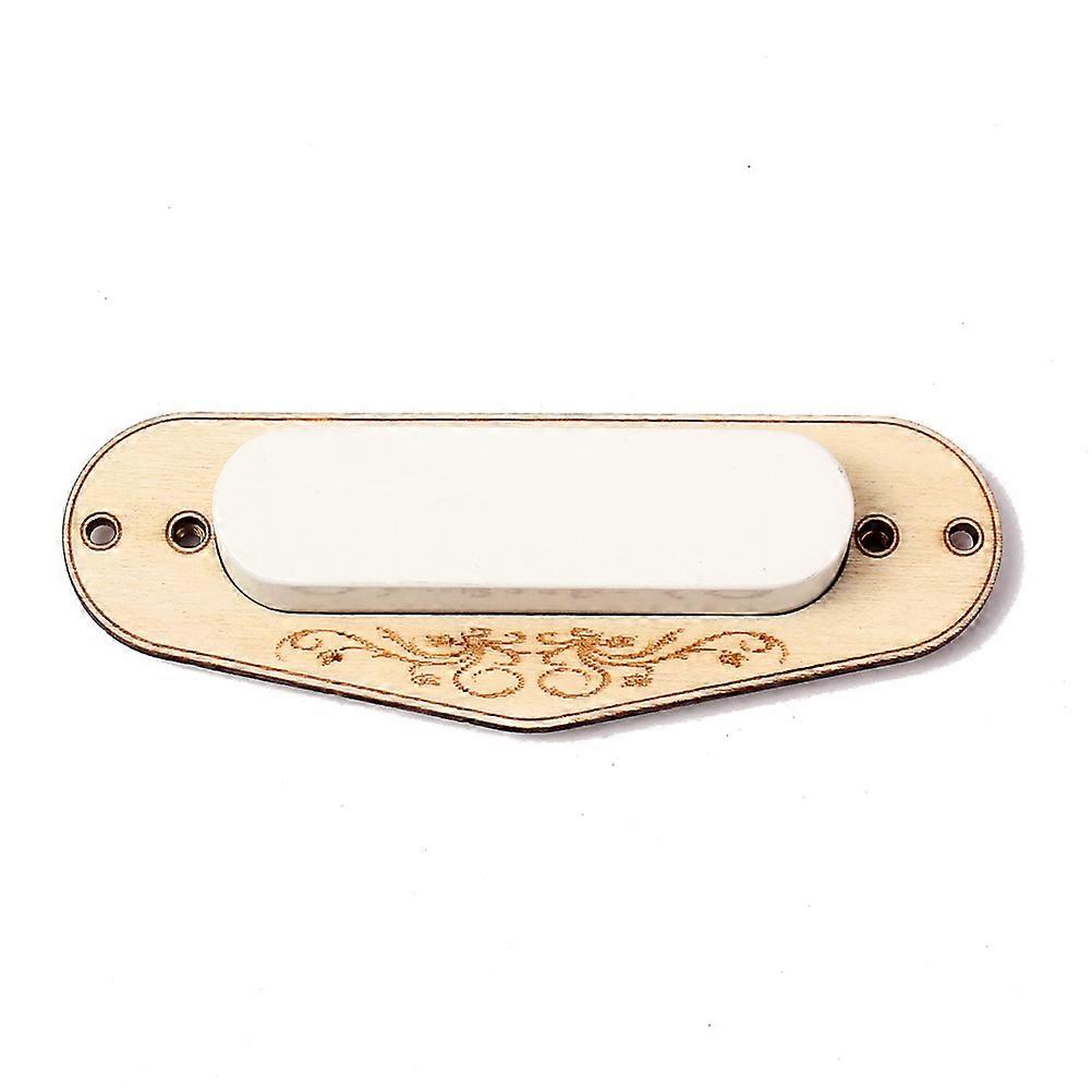 Guitar Pickup Frame Mounting Ring for Single Coil Humbucker Golden Synthetic Material Fits Electric Guitars 3pcs