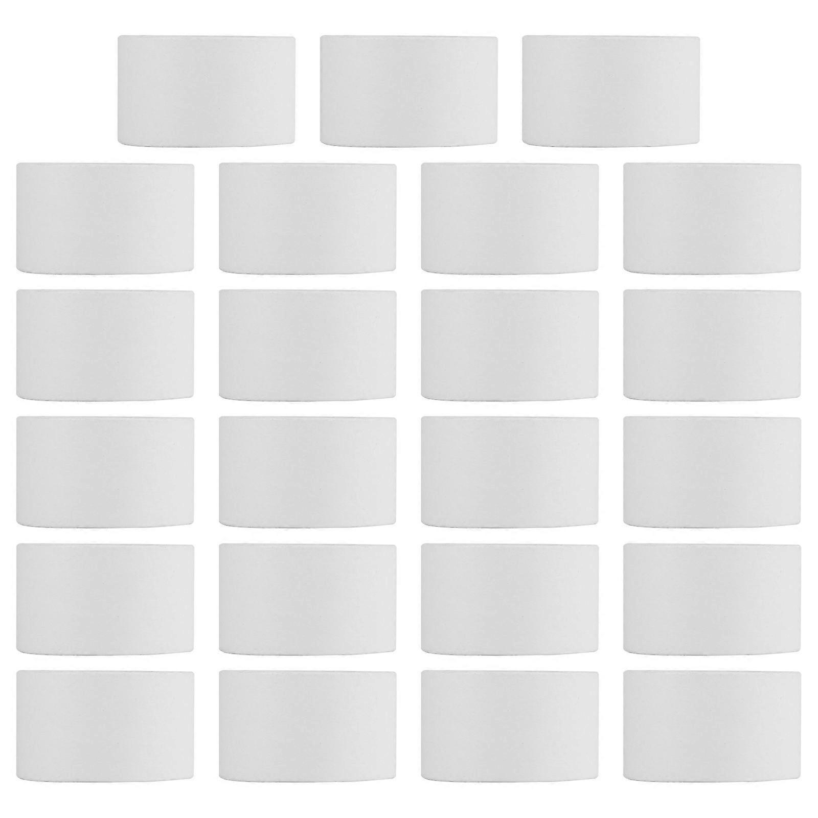 White Paper Tubes for DIY Crafts Round Cardboard Rolls for Creative Art Projects 25 Pieces