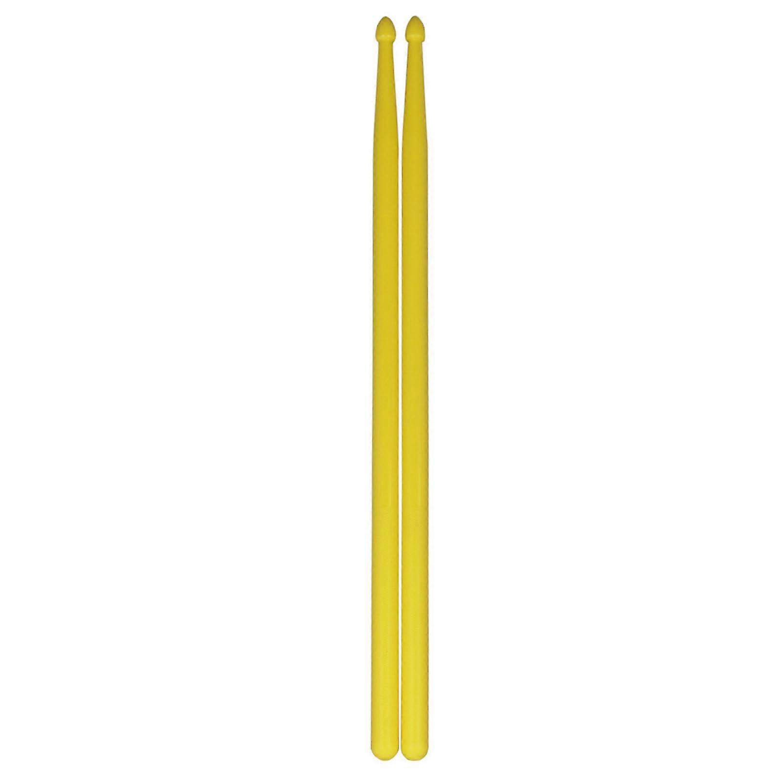 5A Nylon Drumsticks Yellow Plastic Structure for All Skill Levels and Performance Styles