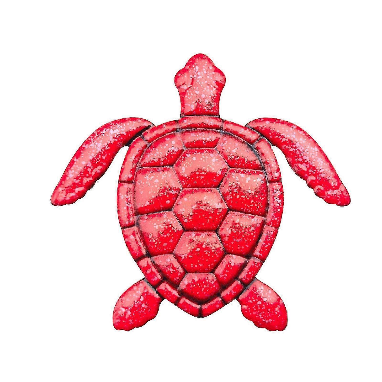 Unique Iron Turtle Wall Hangings Sculpture Decorations Featuring Intricate Details and Captivating Design Metal Turtle dark blue