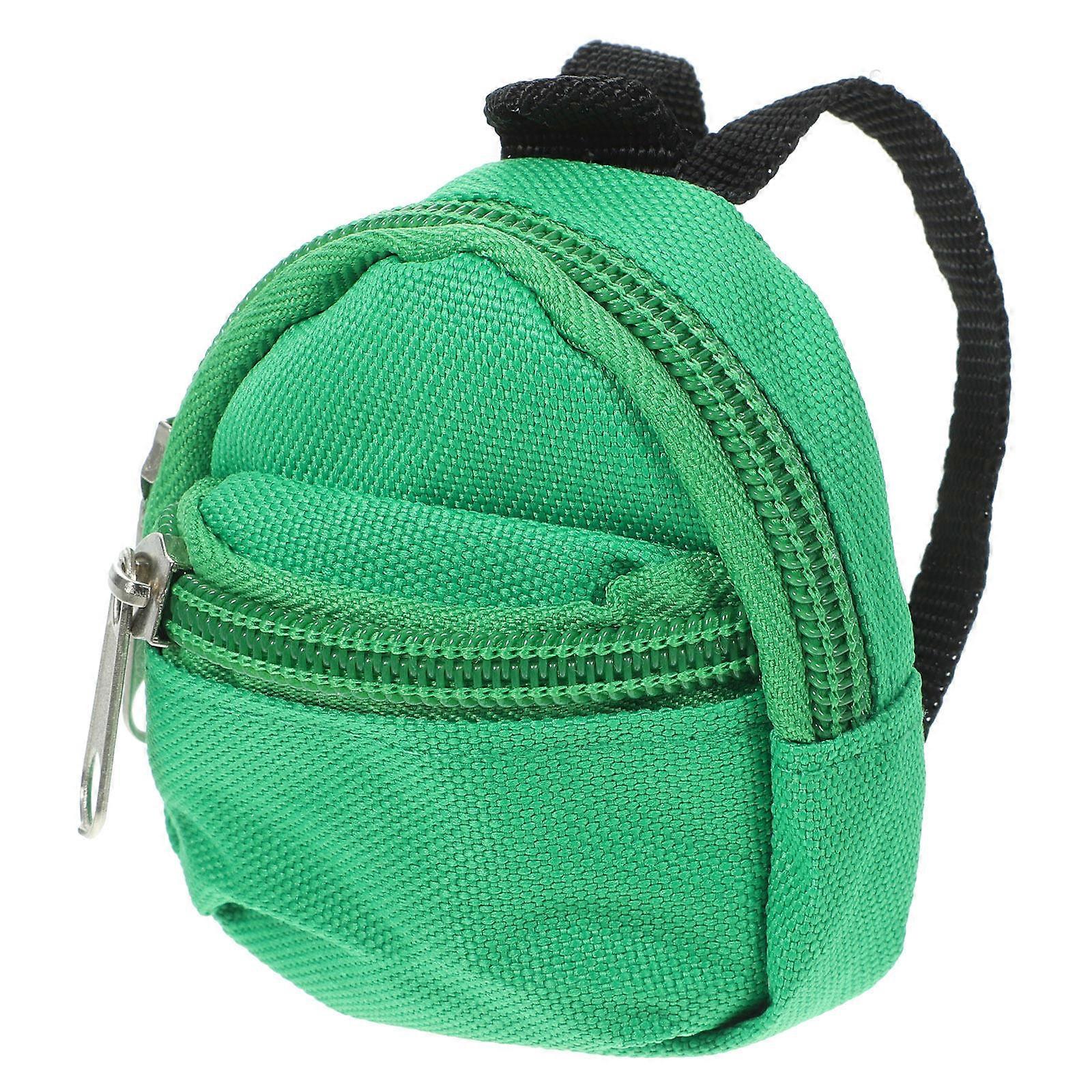 Miniature House Backpack Decorative 2pcs Mini Backpack Ornament