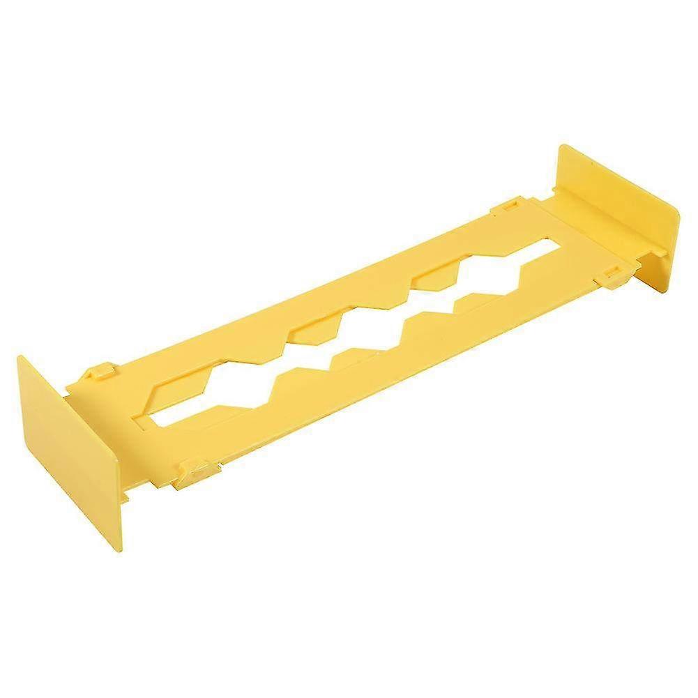 Adjustable Kitchen Drawer Dividers & Storage Organizers - Yellow Utensil Separators for Clutter-Free Kitchen Spaces