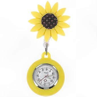 Sunflower Design zakhorloge met ophanggesp voor verpleegkundigen en studenten