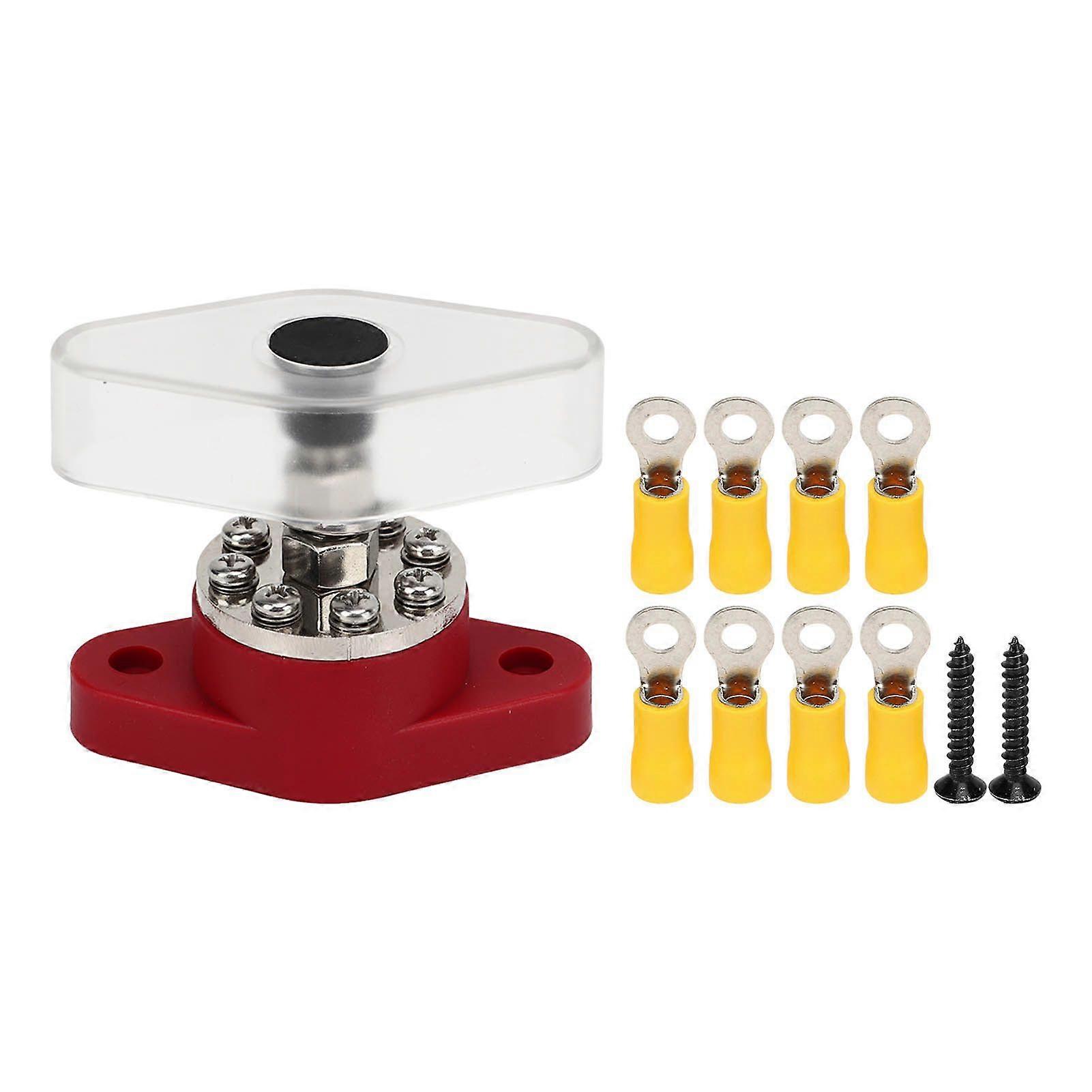 300a power distribution block m10 3/8in bus bar stud post