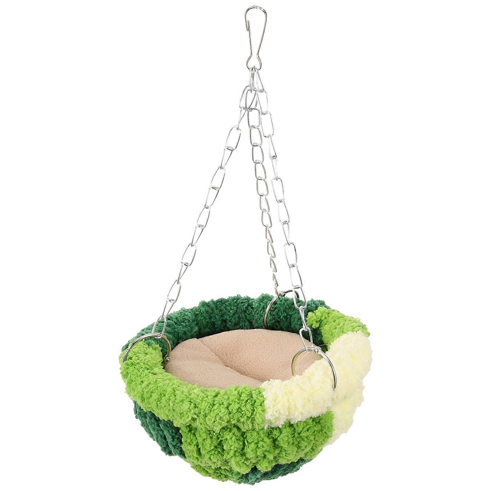 Hanging Bird Hammock Made of Breathable Material - Cozy Sleep Nest for Hamsters or Small Birds, Ideal for Swinging and Resting