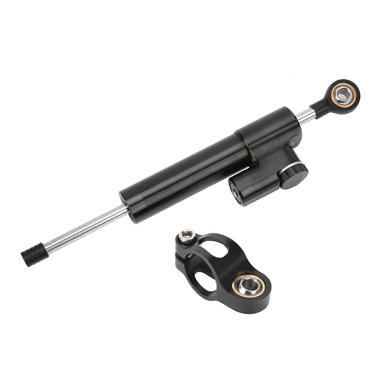 Motorcycle steering damper universal fit for improved stability