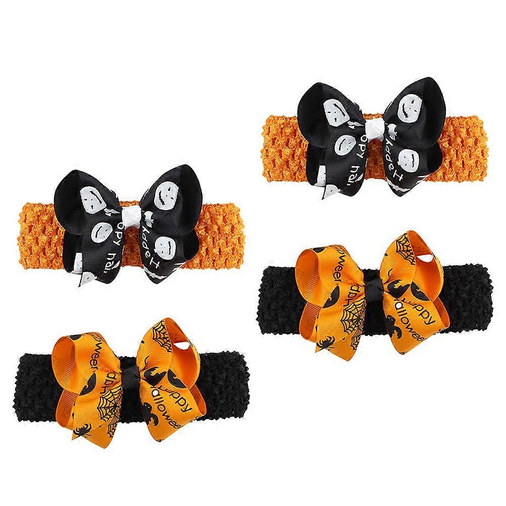 Infant Bow Headbands, Trendy Headdresses for Halloween and Casual Use