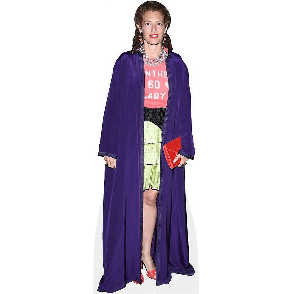 Ginevra Elkann (Purple) Cardboard Cutout (lifesize OR mini size). Standee. Stand Up.