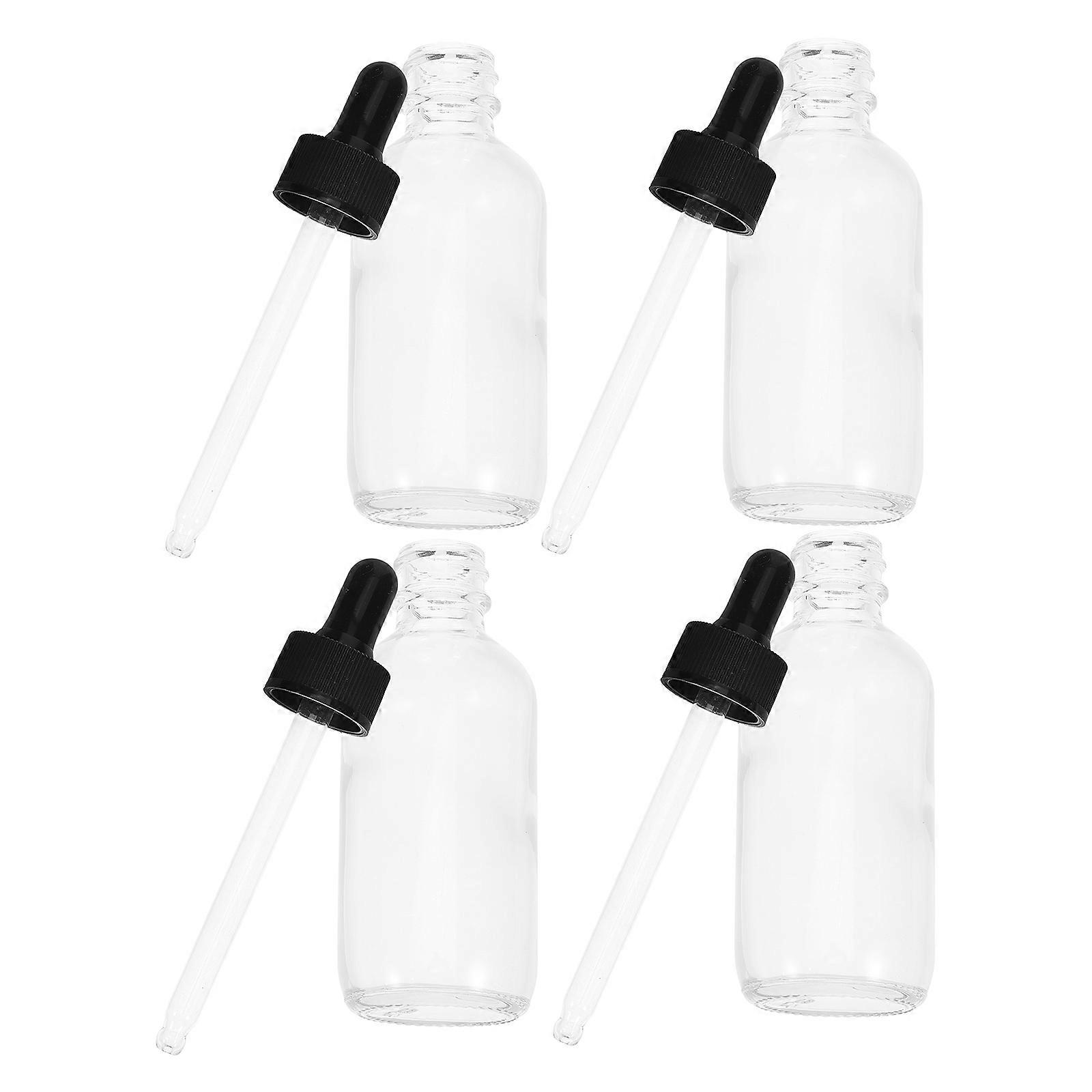 Portable Liquid Dispensing Bottle 60ml Suitable For Essential Oil Container Travel Purse Use Including 4Pcs