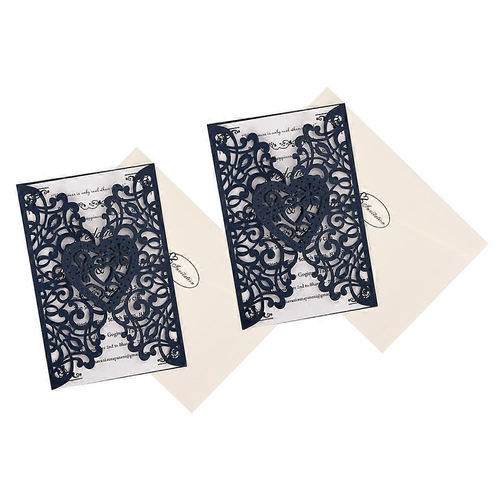 10 Sets Beige Paper Wedding Invitations with Elegant Design and Sealing Stickers for Romantic