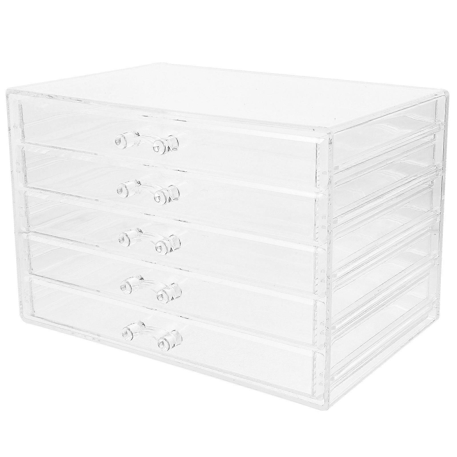 Makeup Organizer Drawers For Cosmetics Organization On Countertop Size 21.30X14.30X14.20CM Modern Minimalist Design 1Pack