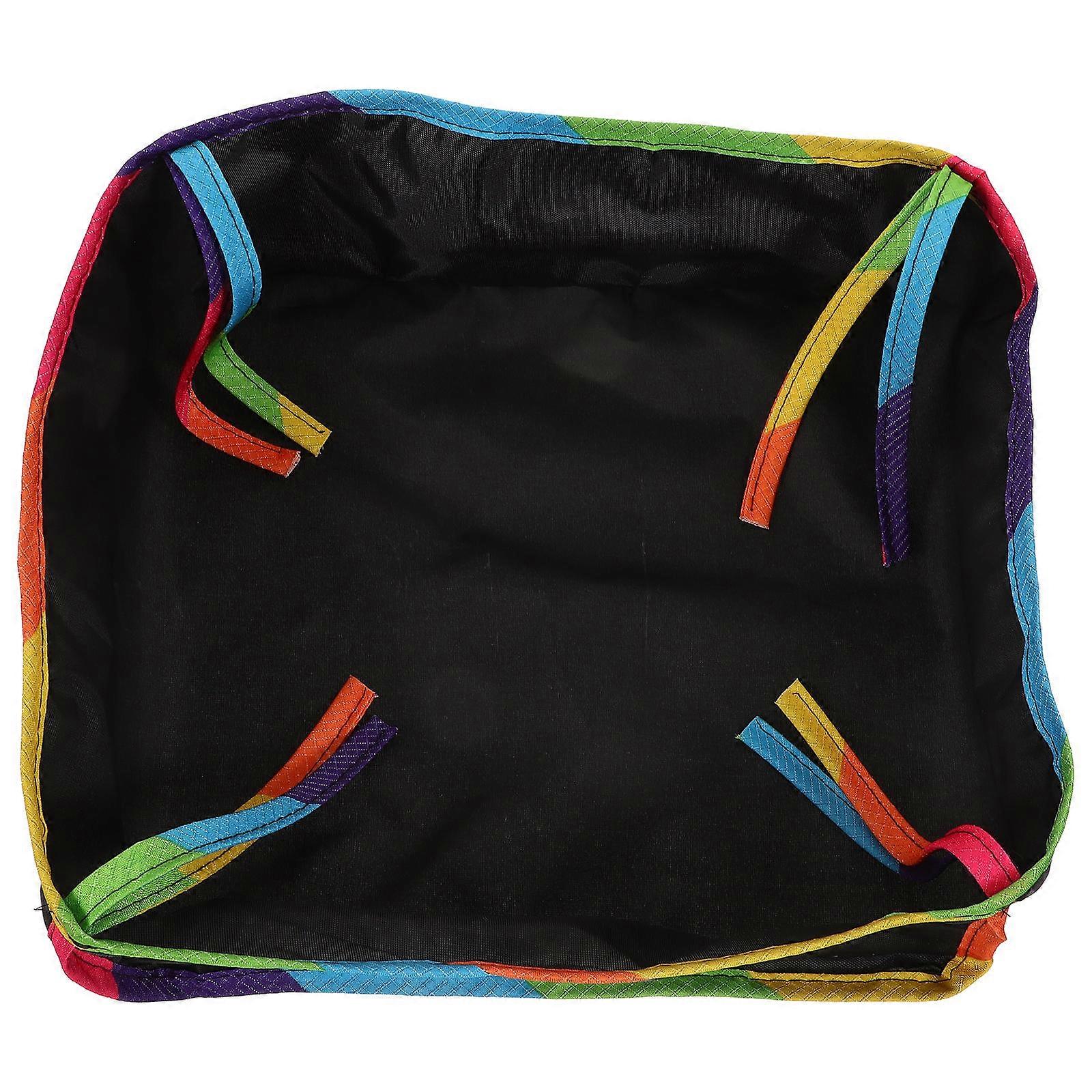 Stroller Organizer Bag Durable Under Stroller Storage Basket For Essentials Easy To Install Portable For Shopping Outdoor Activities