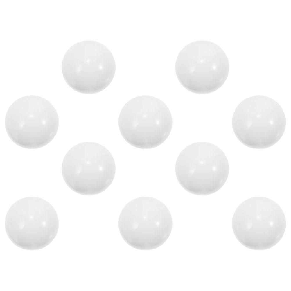 White Round Wheel Beads 10Pcs For Board Game Accessories Games Social Interaction Entertainment