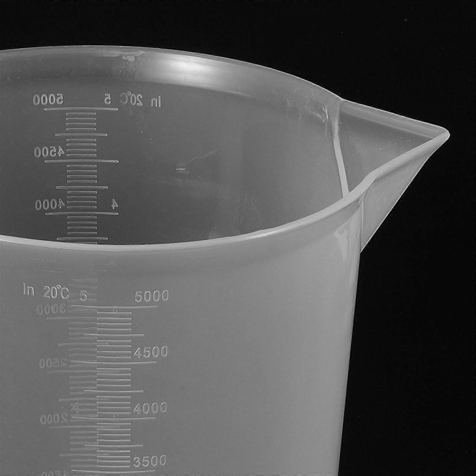 5000 ml mätglas graderad mätglas plast mätkopp