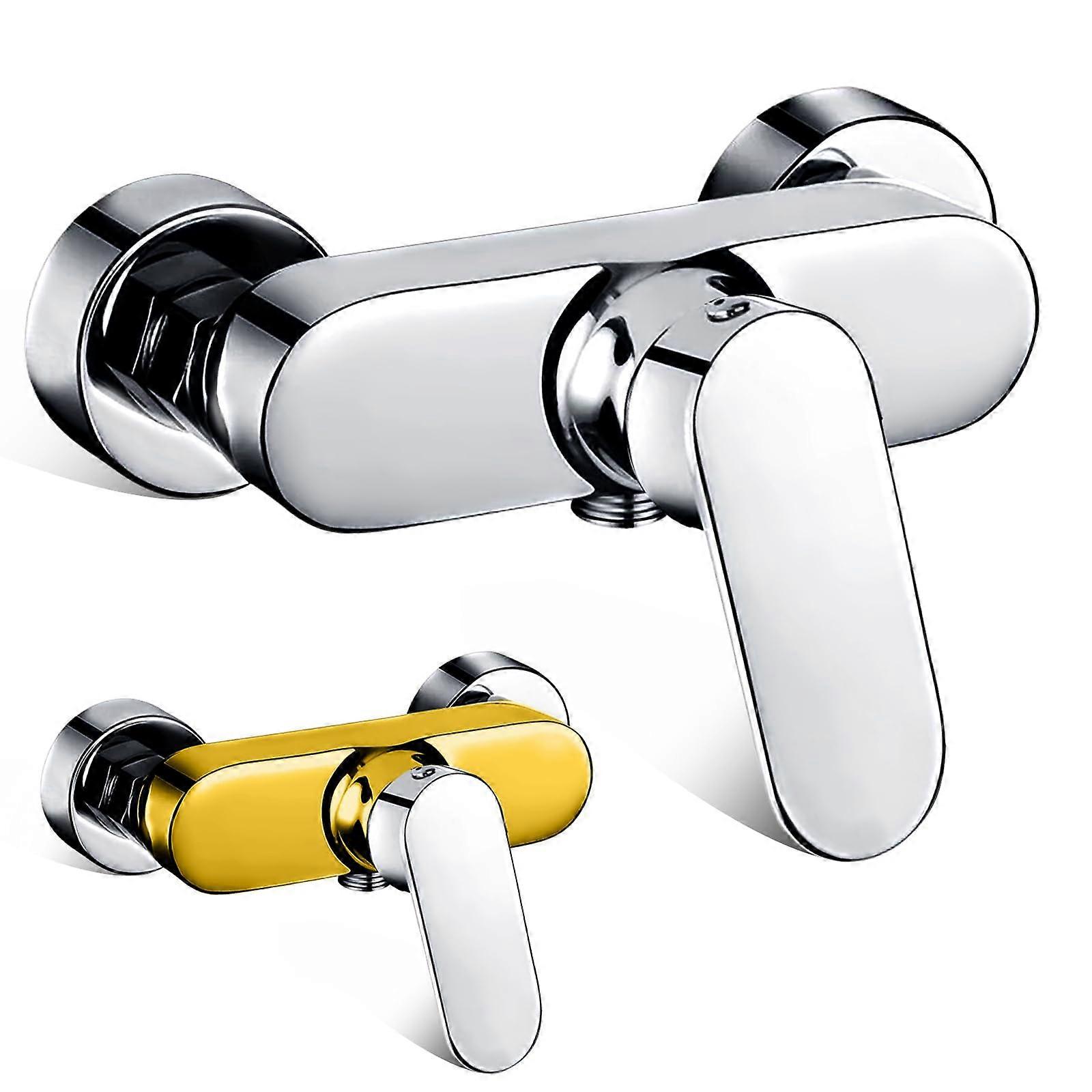 Single Lever Shower Mixer Tap All Copper with Ceramic Valve Core G1/2