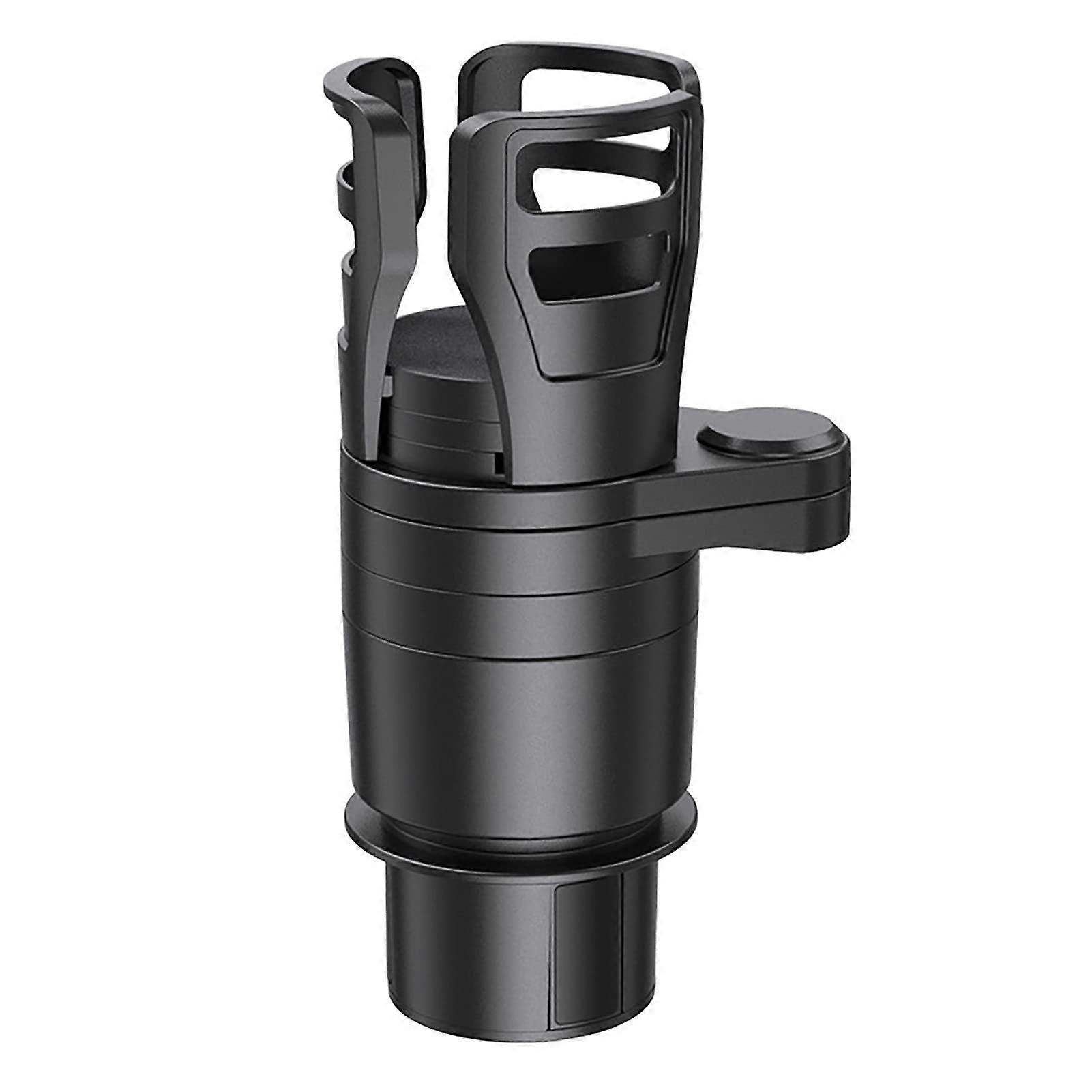 4 in 1 Car Cup Holder Expander with 360Degree Rotation, Universal Drink Holder
