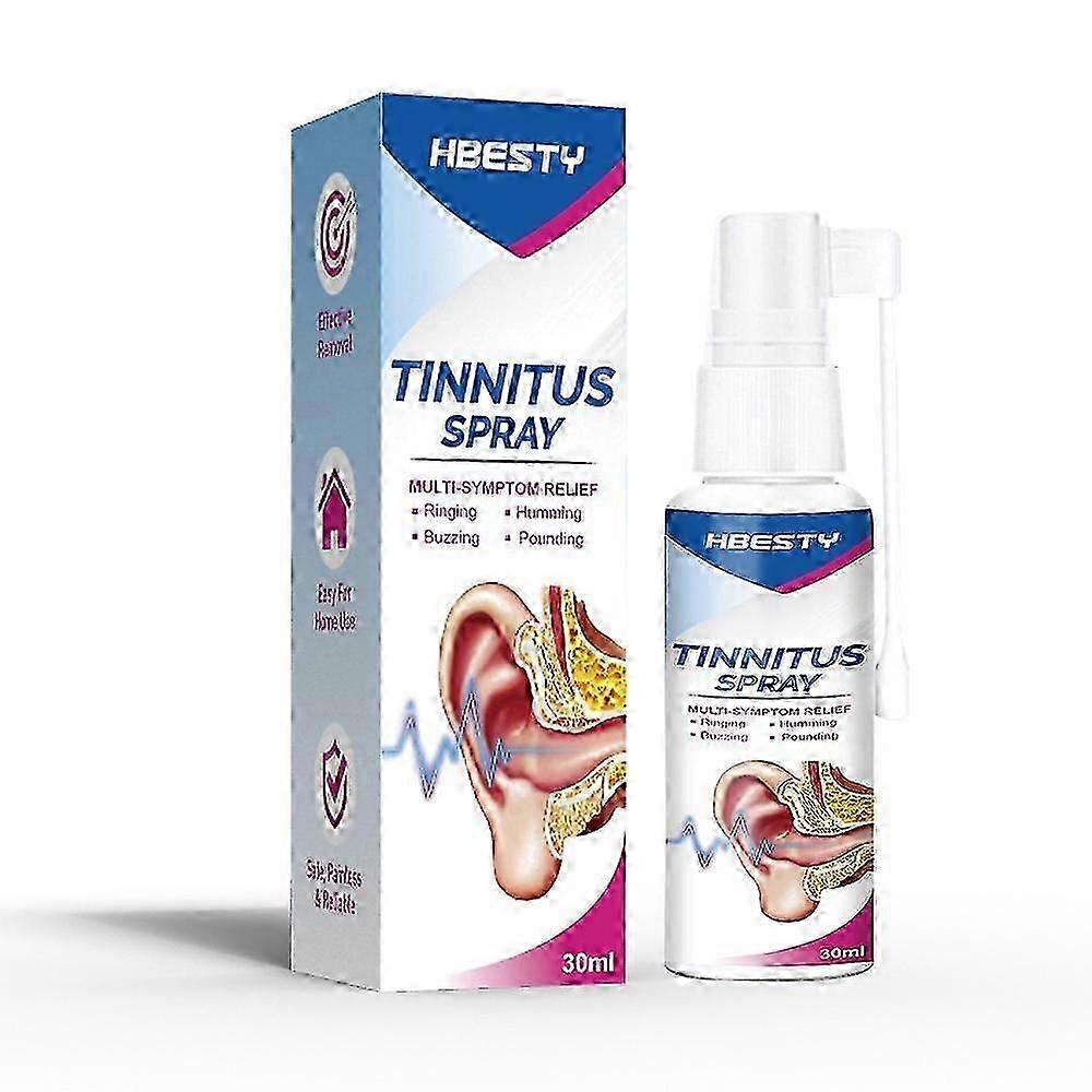 1-3X Tinnitus Spray Soulagement des bourdonnements d’oreille Soulager l’audition des gouttes d’oreille, réduire le bruit de l’oreille et améliorer l’audition 30ml