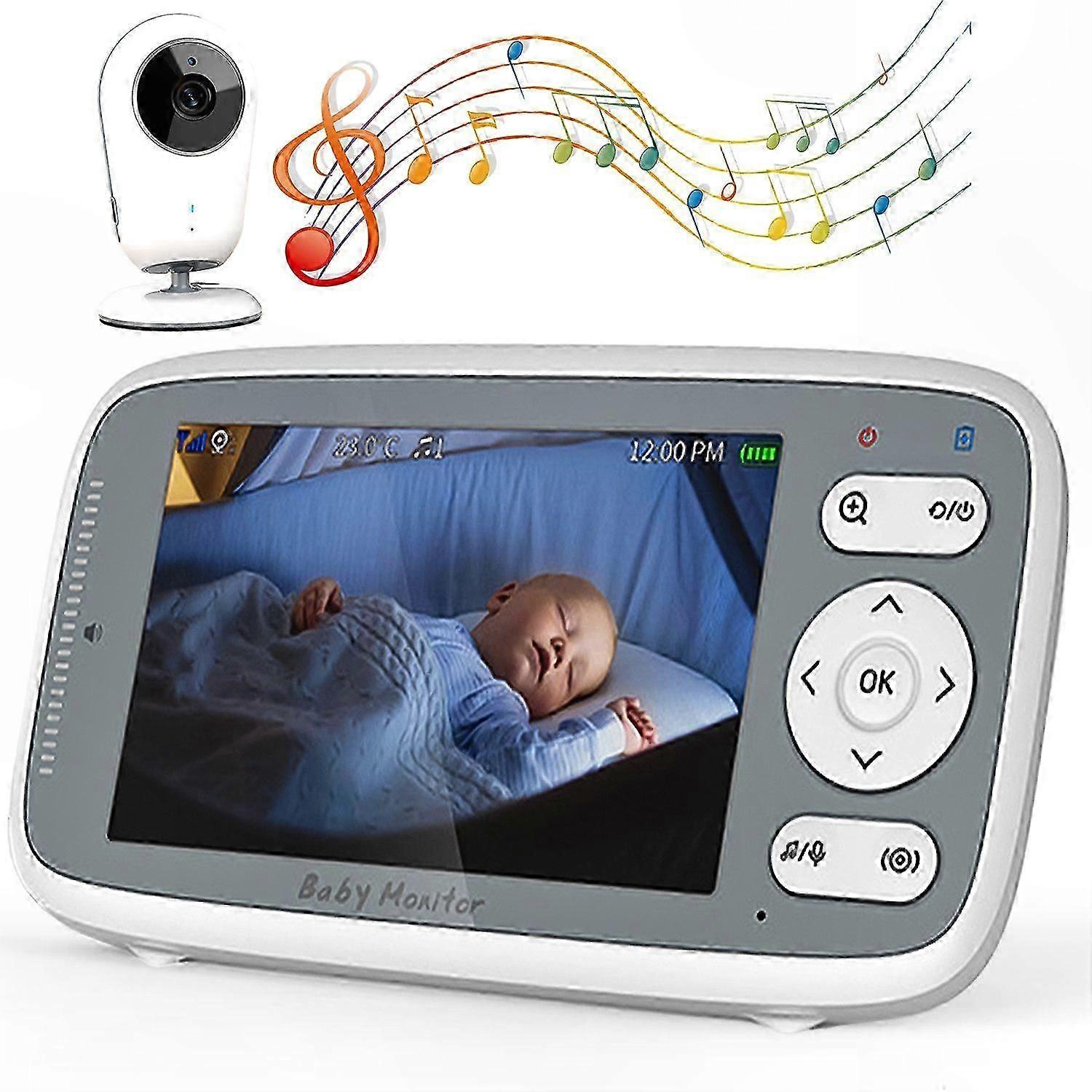 Wireless Baby Monitor with Camera, WiFi Surveillance, European Standard