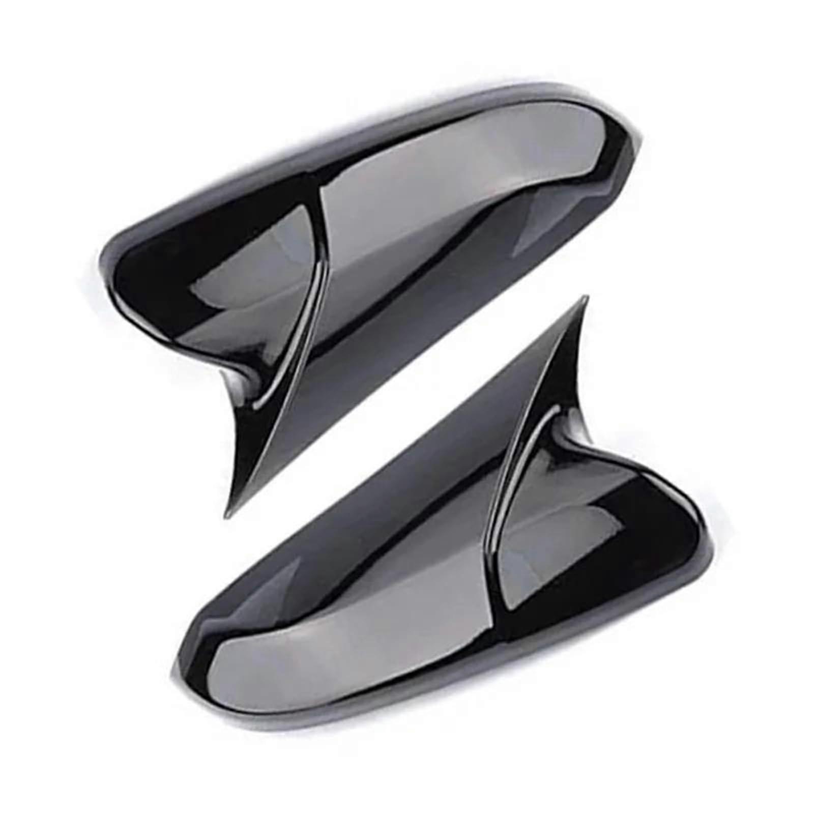 Rearview Mirror Cover For Civic 10th 2016 ABS Carbon Fiber Light Black