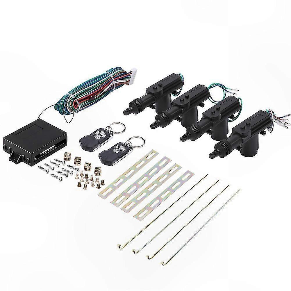 Universal Remote Car Locking System Keyless Entry Security Kit for Central Door Lock Unlock