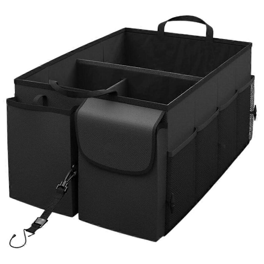 Foldable SUV Car Boot Organizer with Multiple Pockets and Compartments for Shopping, Camping, Picnic, Home, and Garage Storage