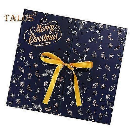 Empty Advent Calendar 2024 Fillable DIY Christmas Countdown Box 24 Days Countdown Boxes Advent Calendar Gift for Friends Family
