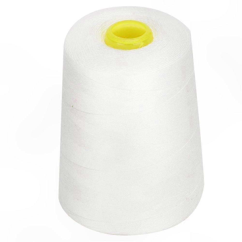 White Polyester Sewing Thread 8000 Yards for Household Clothing Projects