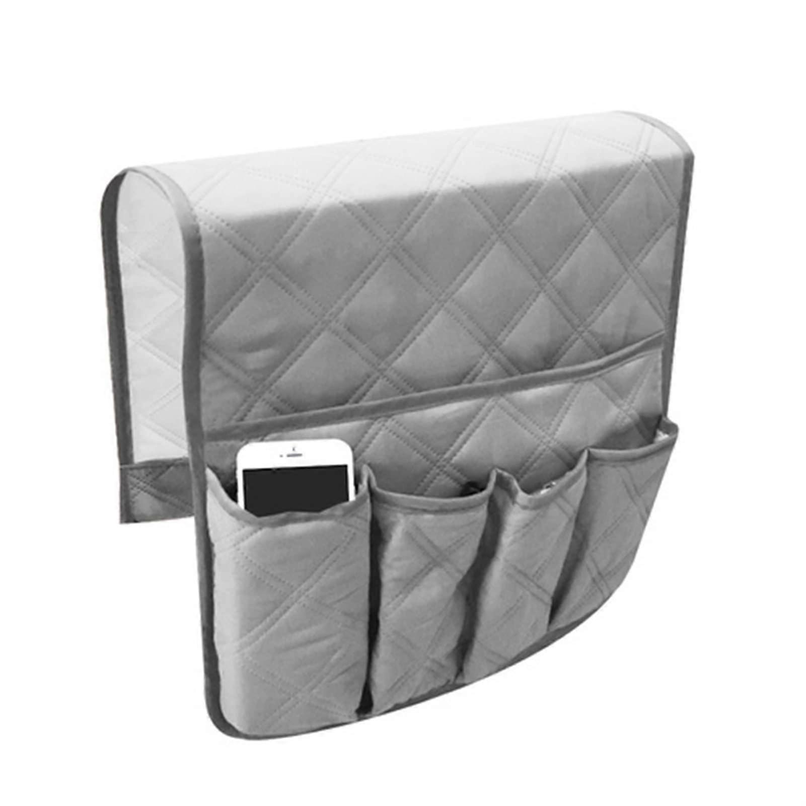 Sofa Arm Table Tray,Hanging Organizer,Waterproof Sofa Chair Arm Rest 5 Pocket Organizer (Color : E)
