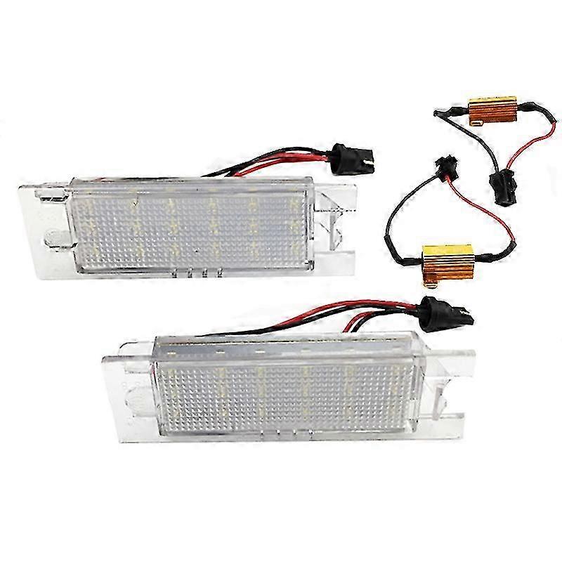 2Pcs Car LED License Plate Light for C, D, H, J Series - Quality Number Plate Lights