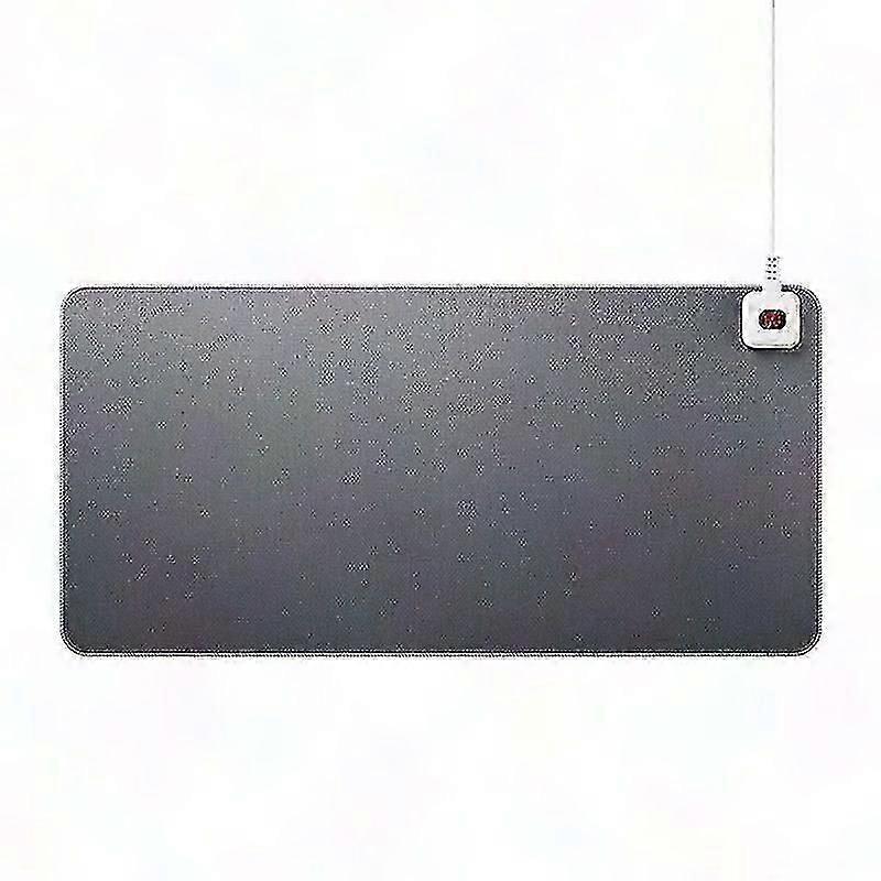 Heated Mouse Pad with Digital Display, Adjustable Temperature, Non-Slip & Splash-Proof, 6 Gears Electric Heating Mat for Hand Warmth & Comfort