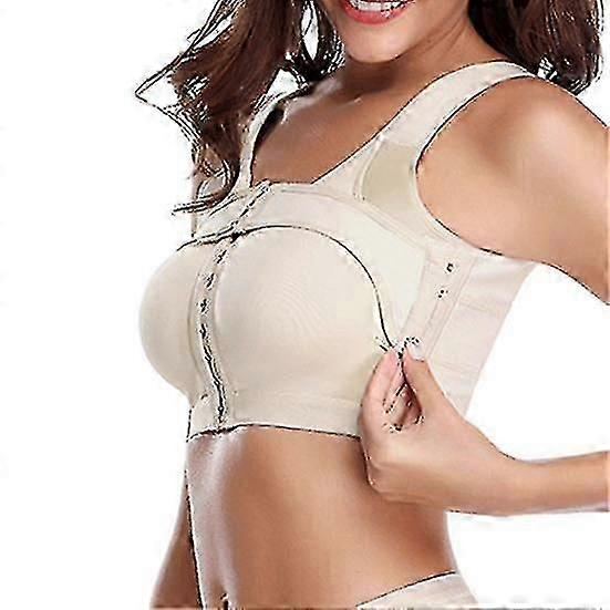 Reggiseno di supporto per il seno post-operatorio con spallacci larghi per la stabilizzazione e la compressione dell'impianto