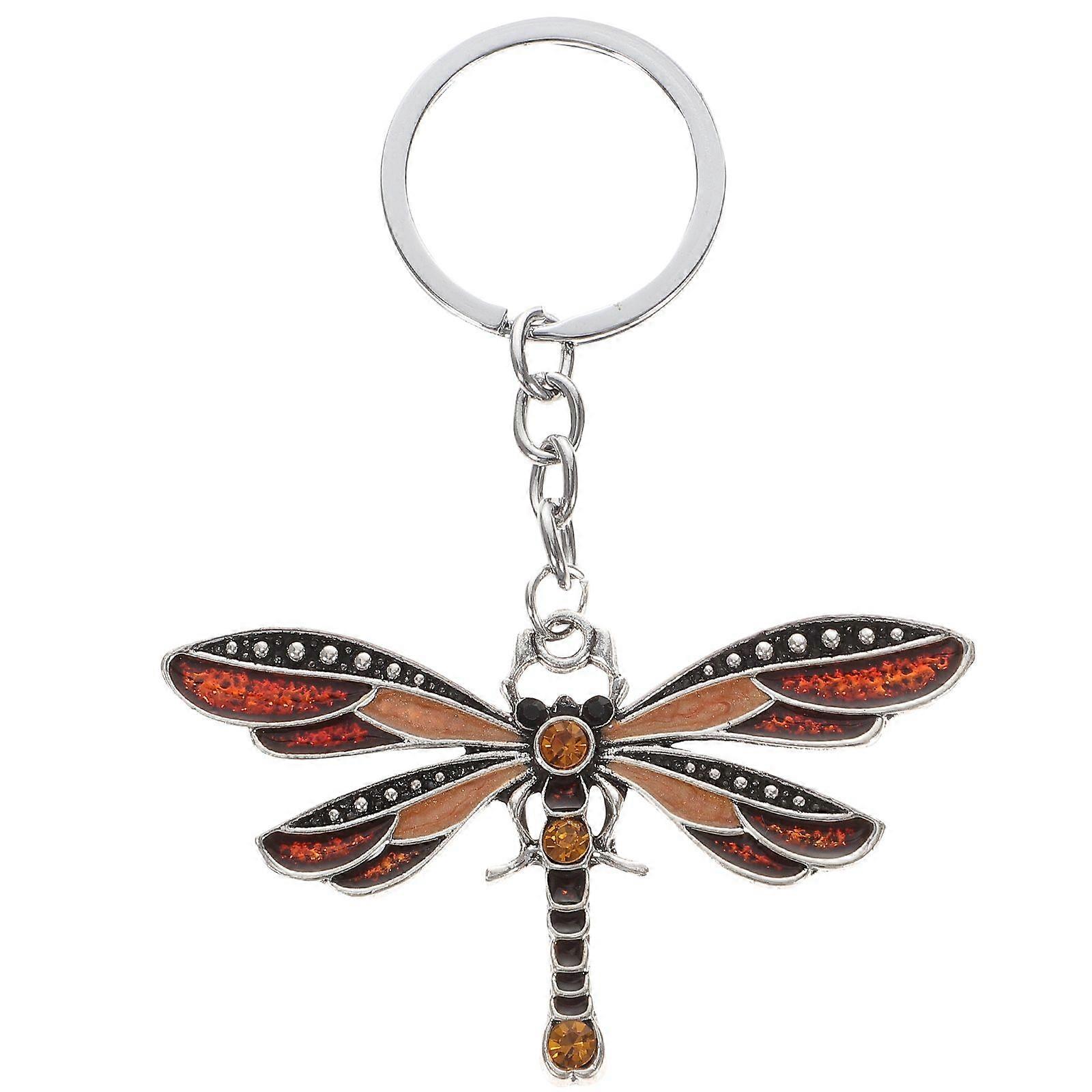 Dragonfly Key Chain Animal Keychain Crerative Backpack Charm Car Key Chain for Women