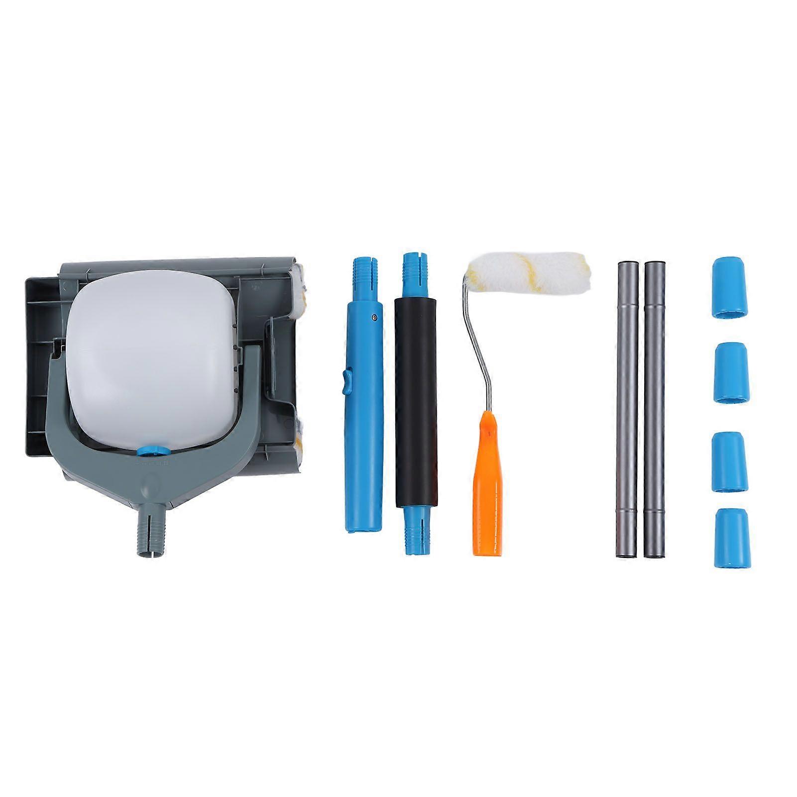 Handheld Electric Paint Roller Kit with Automatic Ejection Brush, Home Wall Painting Tool