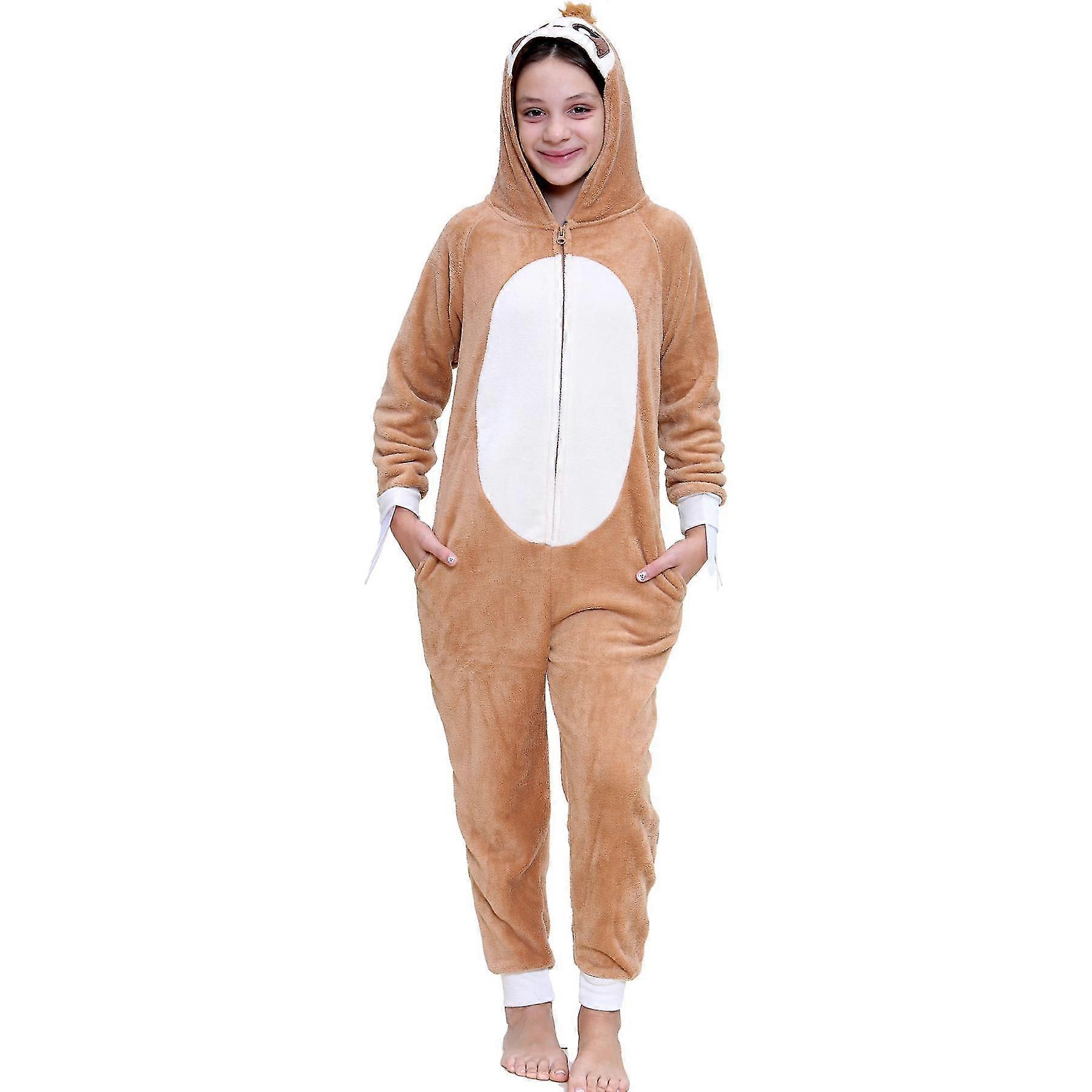 Kids Unisex Super Soft Fleece Sloth Onesie
