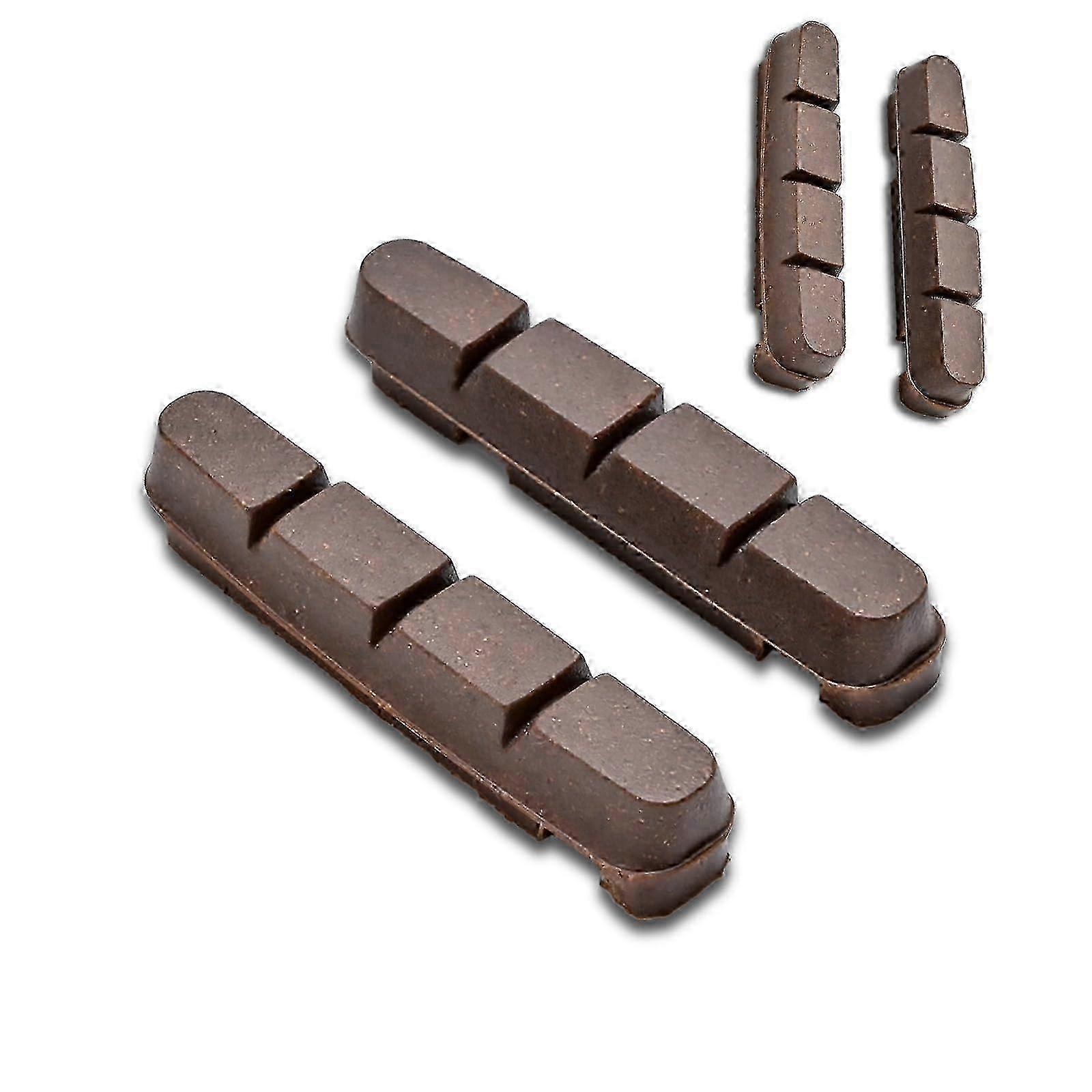 4 Pairs of V-Brake Pads for Mountain Bike - Compatible with Most Bicycle Models