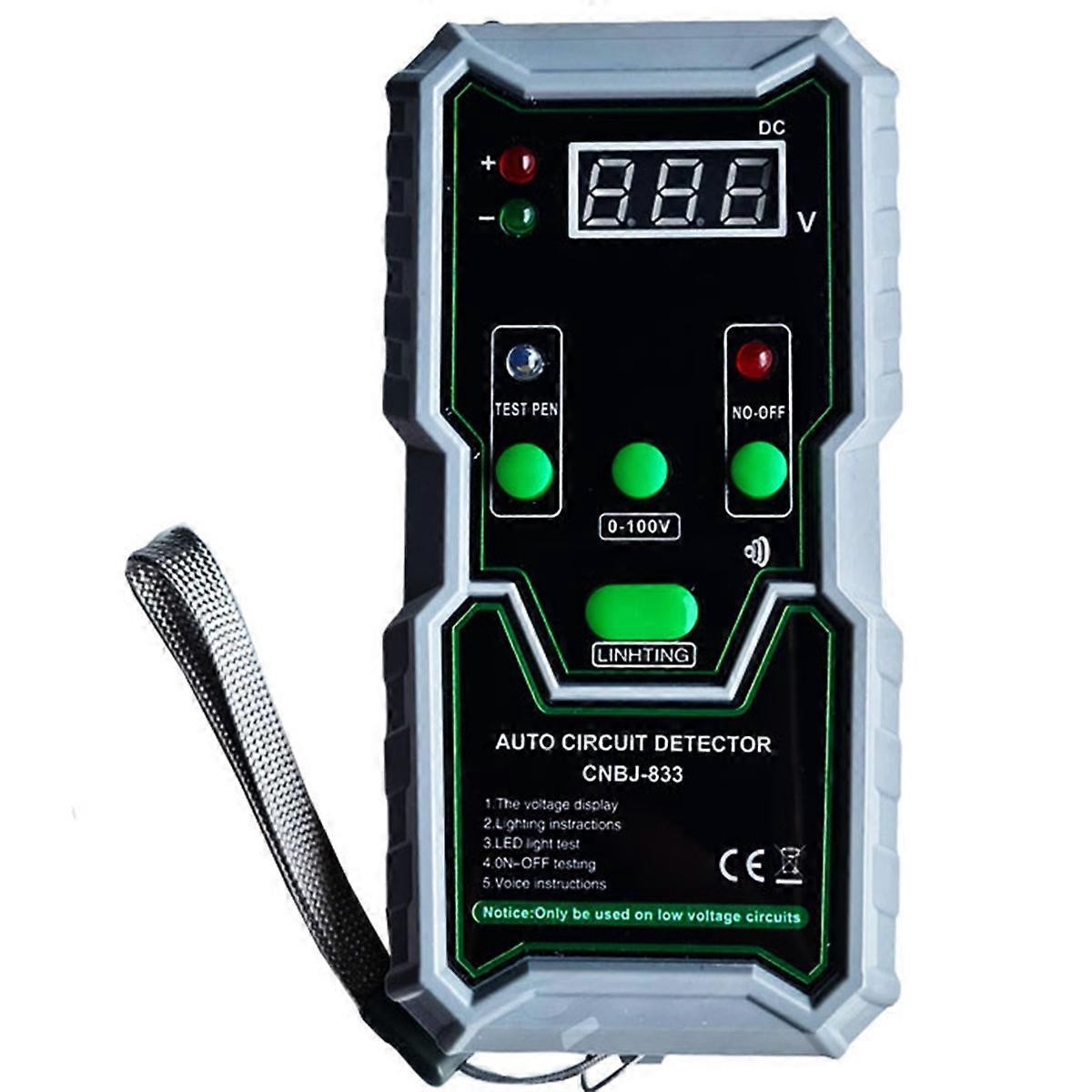 Circuit Tester for Car Motorcycle Excavator Low Voltage DC Electrical System Diagnostic Tool Transpo