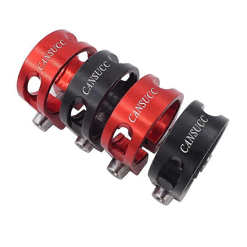 Bicycle seat tube clamp, 25.4 specification, hollow design for weight reduction and stylish appearance