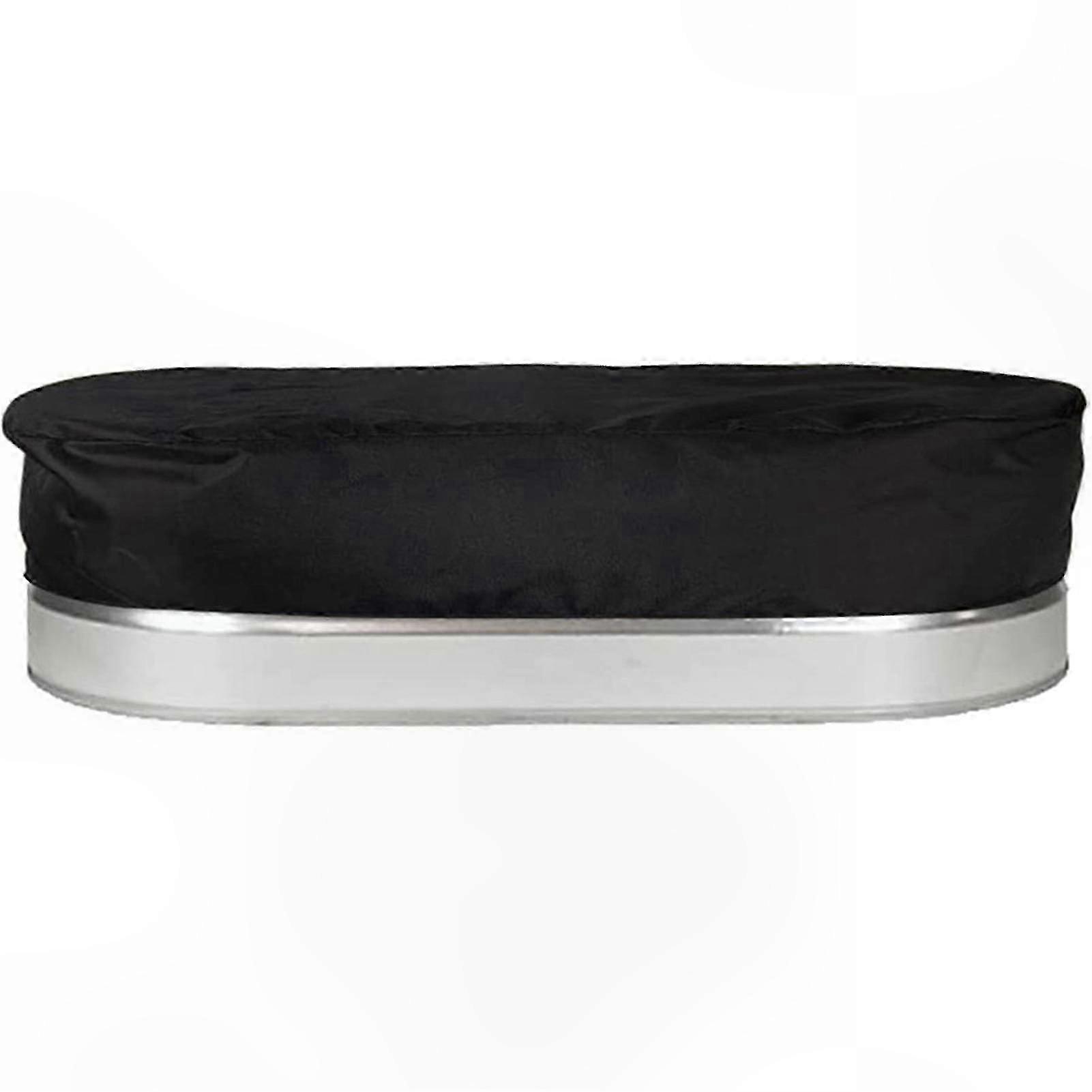 Durable Oval Spa Cover - UV-Resistant Waterproof Fabric with Drawstring Closure